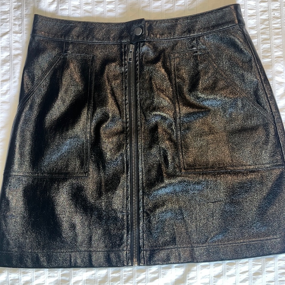MINKPINK faux leather skirt